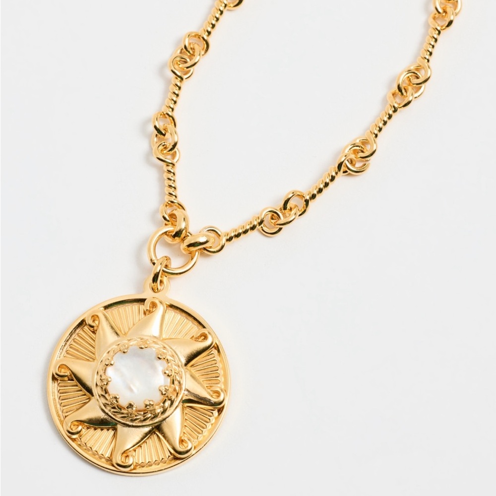Brinier + Eliza Whitney Necklace Elegant Gold Pendant Necklace - Picture 2 of 4